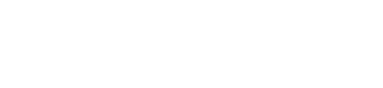 Pawsport white wordmark logo for footer